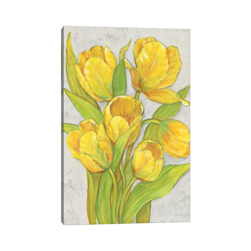 Yellow Tulips II by Tim O'Toole - Wrapped Canvas Gallery-Wrapped Canvas Giclée, 101.6 cm H x 66.04 cm W