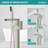 Floor Waterfall Faucet with Diverter-93467012