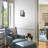 Aliiyah 1-Light 5.9" Antique Black Wall Sconce with Clear Glass