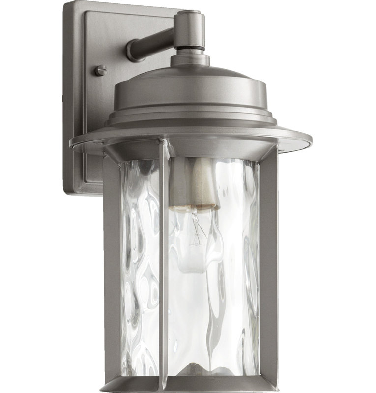 German Aluminum Wall Light, 15.5" H x 9.5" W x 13" D