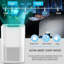Purificateur d'air H13 HEPA, nettoyant 360 ° 3-en-1 pour les grandes pièces, mode veille, silencieux