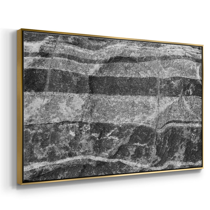 Found Foundures - Toile encadrée de qualité supérieure - prête à être accrochée, H 27 po x l 41 po x P 2 po