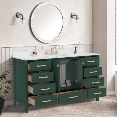 Meuble-lavabo moderne autoportant