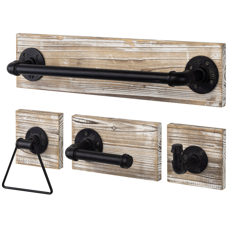 4 - Piece Bathroom Hardware Set