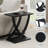Arbri 22" W Criss-Cross Chairside End Table-1297541288