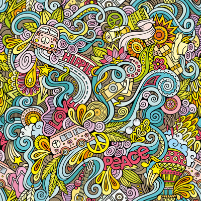 " Cartoon Hand-Drawn Doodles "