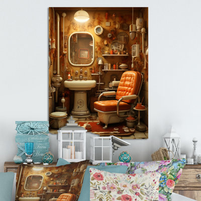 Vintage Bathroom Charm II - Bathroom Metal Wall Art