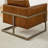 Top Grain Genuine Leather Accent Arm Chair-165495237