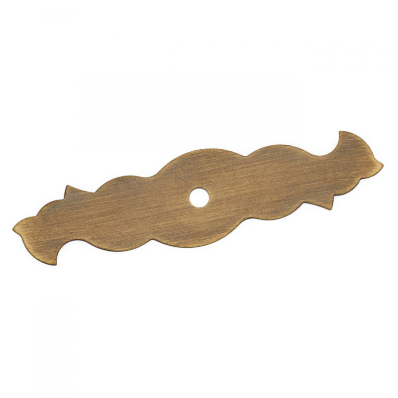 Contre-plaque à bouton simple BP Series Curvy, Antique English
