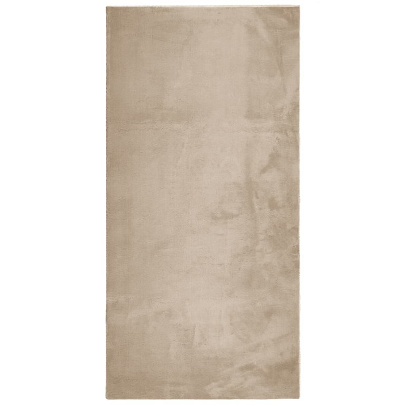 Rug "HUARTE" Short Pile Soft and Washable Sand, Rectangle 100 x 200cm