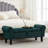 Jillia Velvet Upholstered Storage Bench-536362084