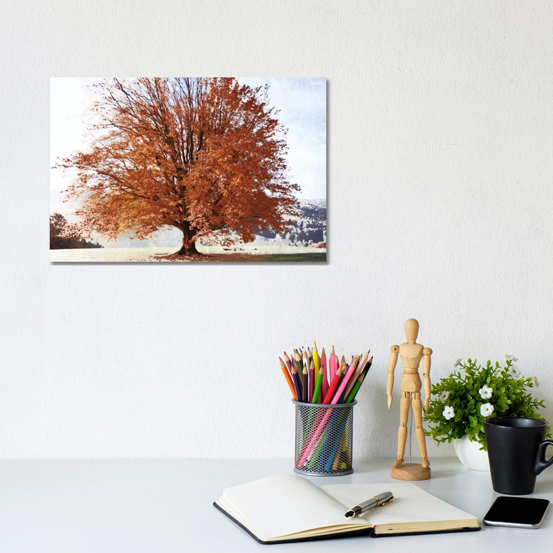Season Of Fall by Irene Weisz - Wrapped Canvas Print, 20.32 cm H x 30.48 cm W