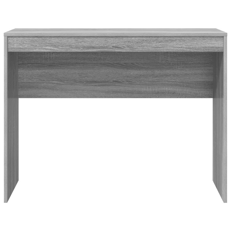 Writing Desk Particle Board 76 Cm, 76cm H x 100cm W x 40cm D, Grey Sonoma
