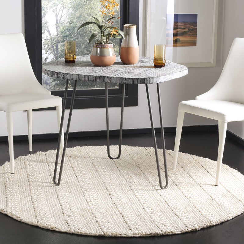 Stanwick Handmade Bleach Rug, Round 11'