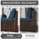 Treyshun Modular Slanted Rattan Sectional Conversation Sets With Coffee Table