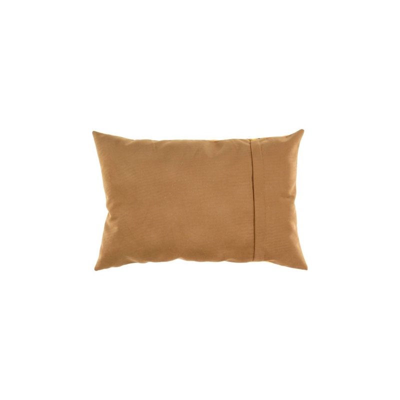 Coussin traditionnel en velours 16 po x 24 po Calligraphy Traditional en or / noir / rouge / bleu