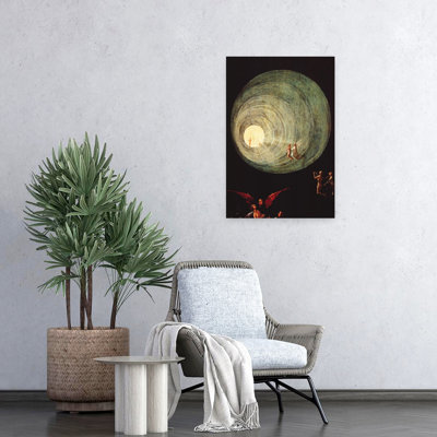 The Ascent Of The Blessed Abstract Contemporary Architecture Wall Art Print by Hieronymus Bosch - 1 Piece Wrapped Canvas Wall Art