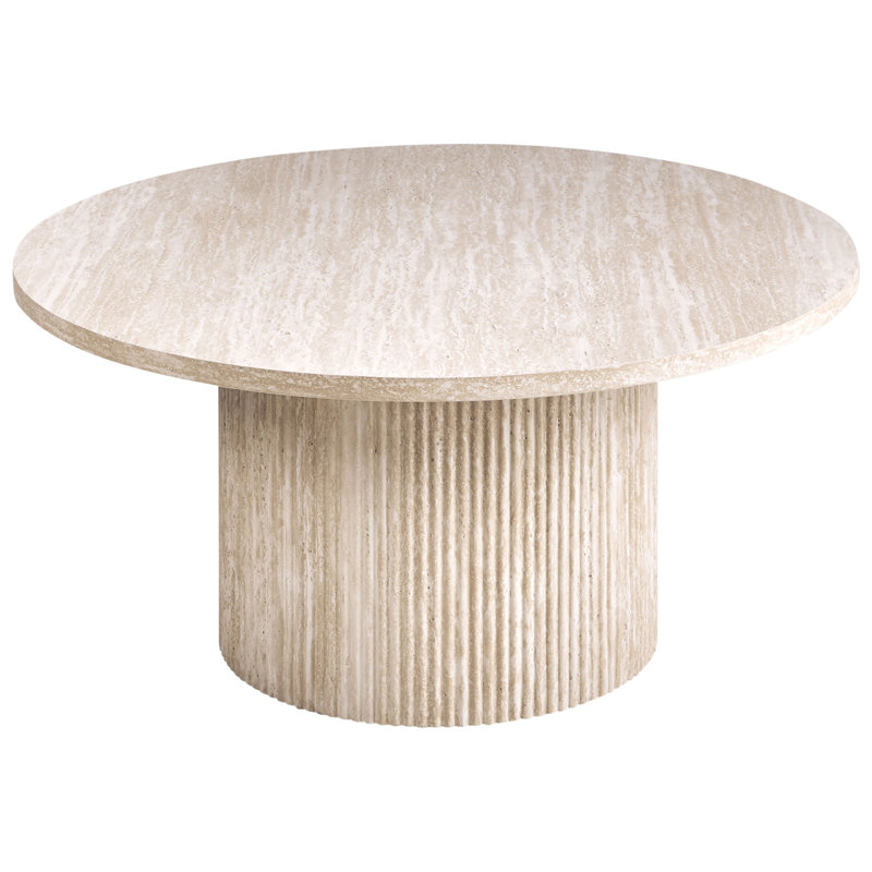 Meith Pedestal Coffee Table
