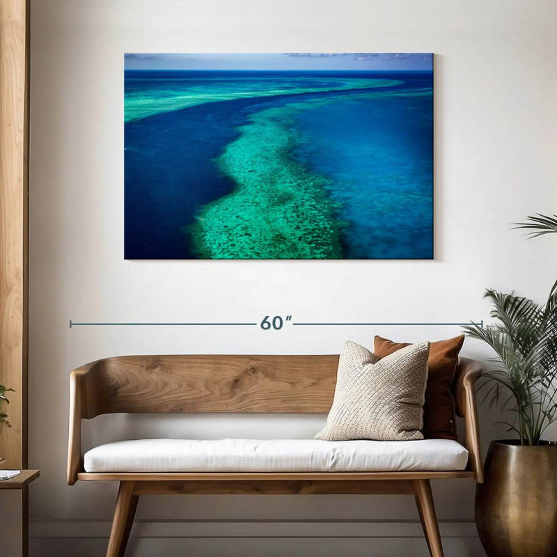 Gillard Great Barrier Reef Seascape, H 30 po x l 45 po