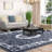 Meredith 100% Nylon Non-Slip Floral Scroll Border Indoor Area Rug-31011424