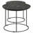 Matte Black 2-Piece Nesting Table