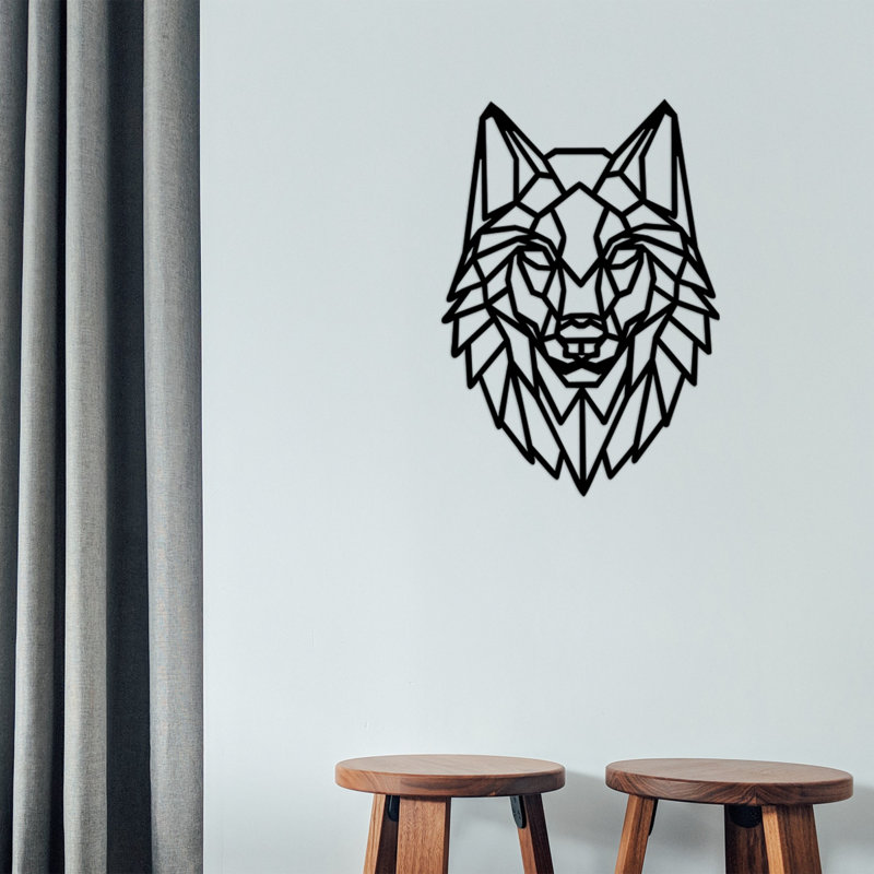 Élégant accessoire mural décoratif en bois noir, 17,7 po x 25,6 po | 100% bois, épaisseur: 0,3 po | Découpe au laser, décoration intérieure élégante | Emballage protégé, art mural unique pour espaces modernes