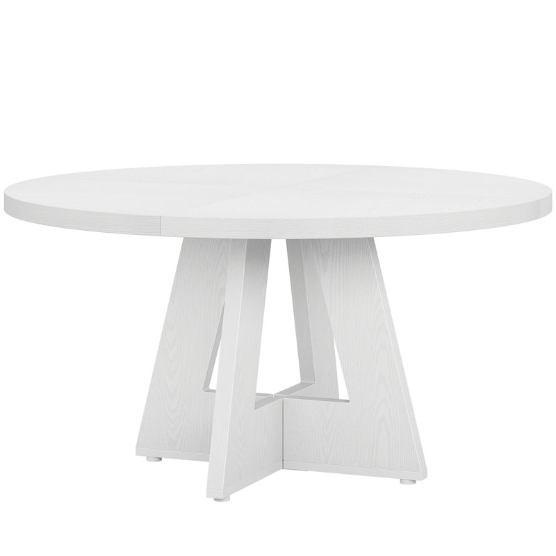 Table de salle à manger de 47 po Farmhouse, Blanc