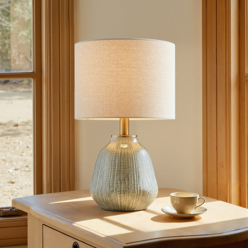 18’’ Textured Ceramic Table Lamp