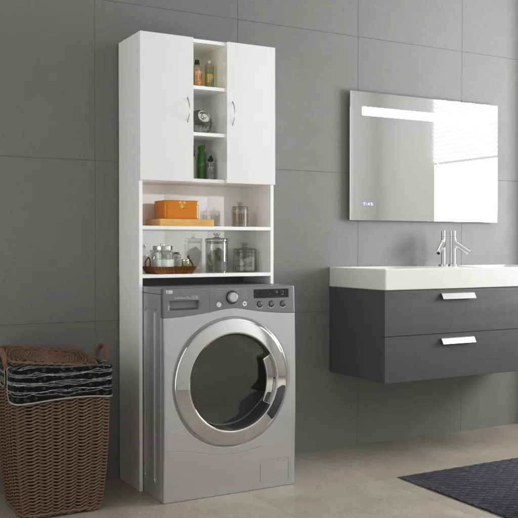 Awaah 10.04Cm W x 190Cm H x 25.5Cm D Solid Wood Tall Bathroom Cabinet