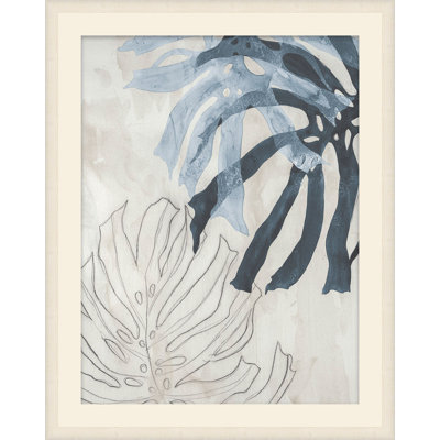 Ivory Palms 1 Framed Drawing Print