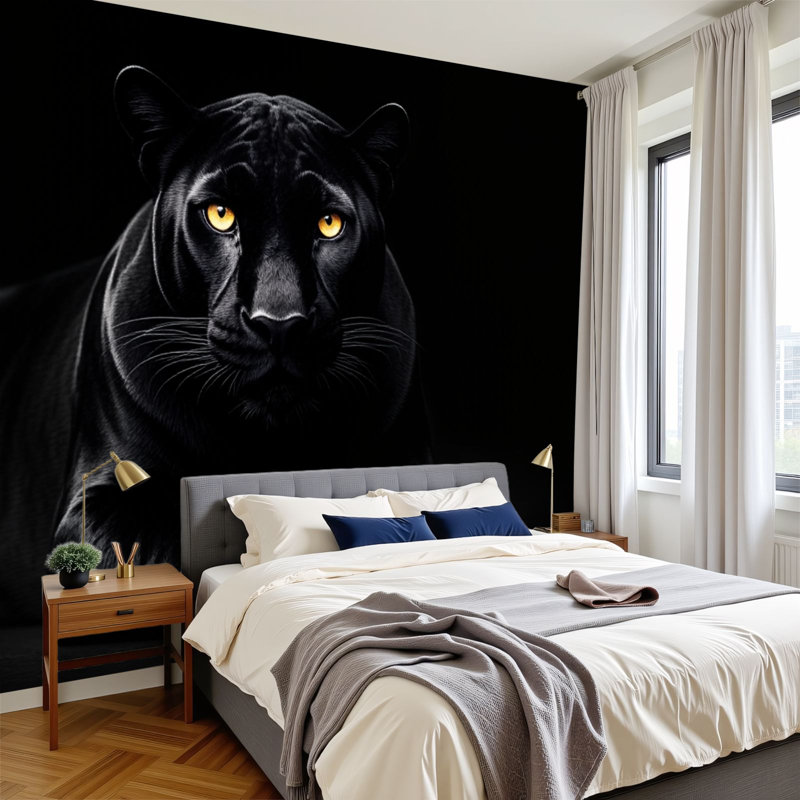 Papier peint adhésif auto-adhésif moderne pour la chambre à coucher «Peel and Stick» l 96 po x H 69 po, 96' L X 69' W