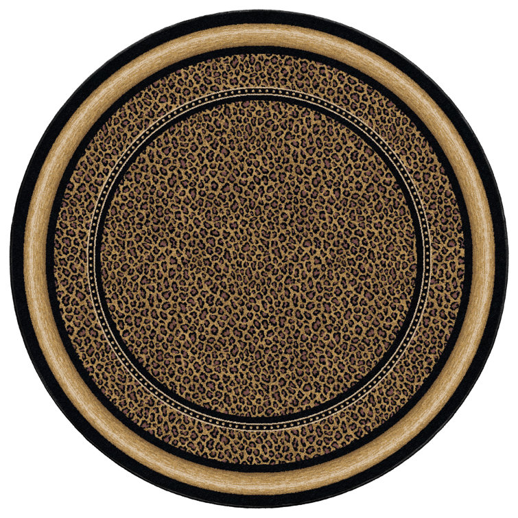 Alminus Zambia Onyx Animal Print Area Rug