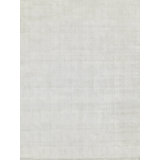 Camora Modern Handmade Silky Nylon White Area Rug