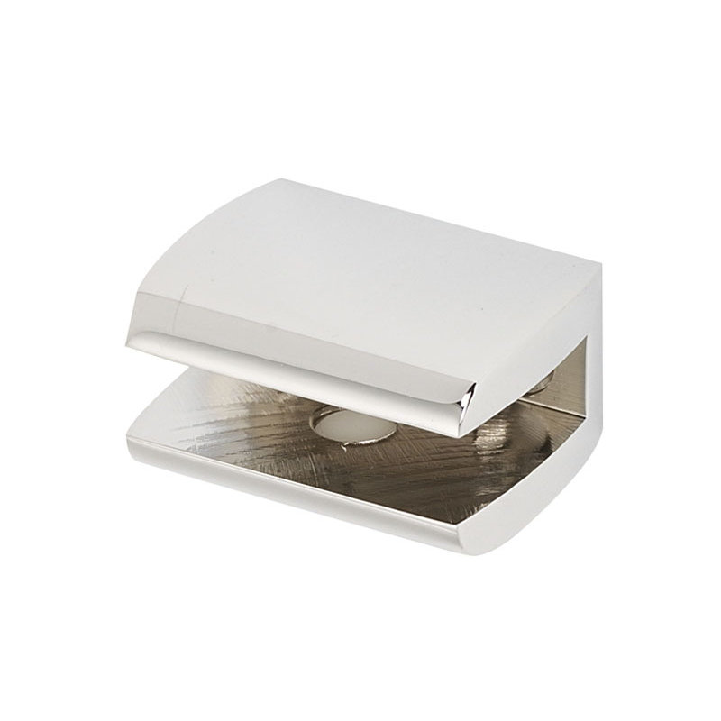 Manhattan Wall Shelf Bracket Set, Polished Chrome