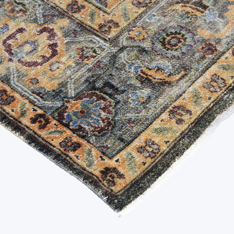 Gray Alchemy Silk Rug - 7'11" x 9'10"