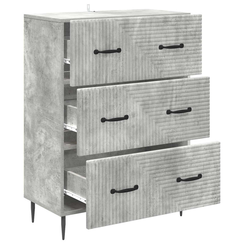 Rectangle Accent Chest, Concrete Grey