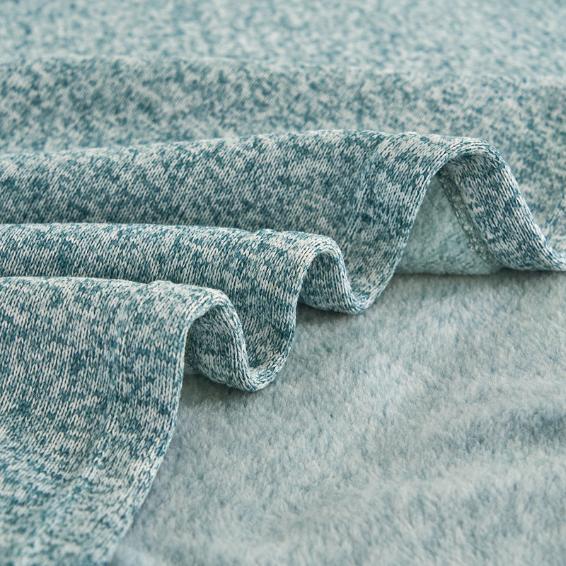Couverture et taie décorative, Grand, Bleu marine