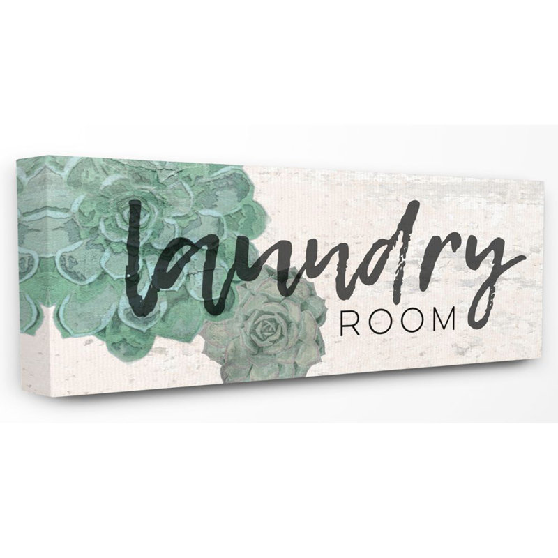 Laundry Room, impression panoramique sur toile, Toile tendue, H 10 po x l 24 po