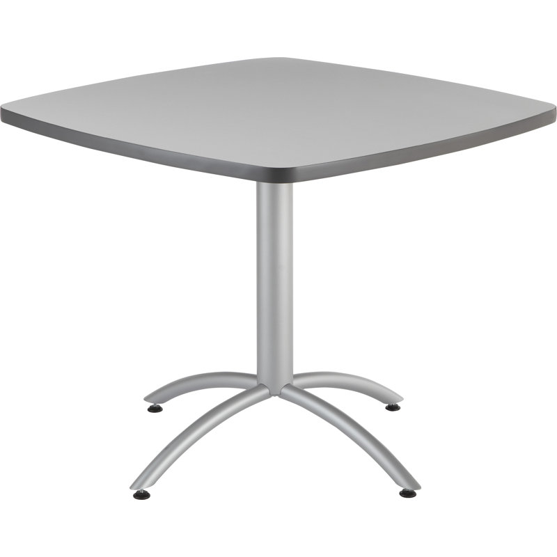 Aleksandras Dining Table, Gray, 30"H x 36"L x 36"W