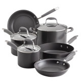 Anolon Advanced Home Hard Anodized Nonstick Cookware Pots and Pans Set, 9 Piece