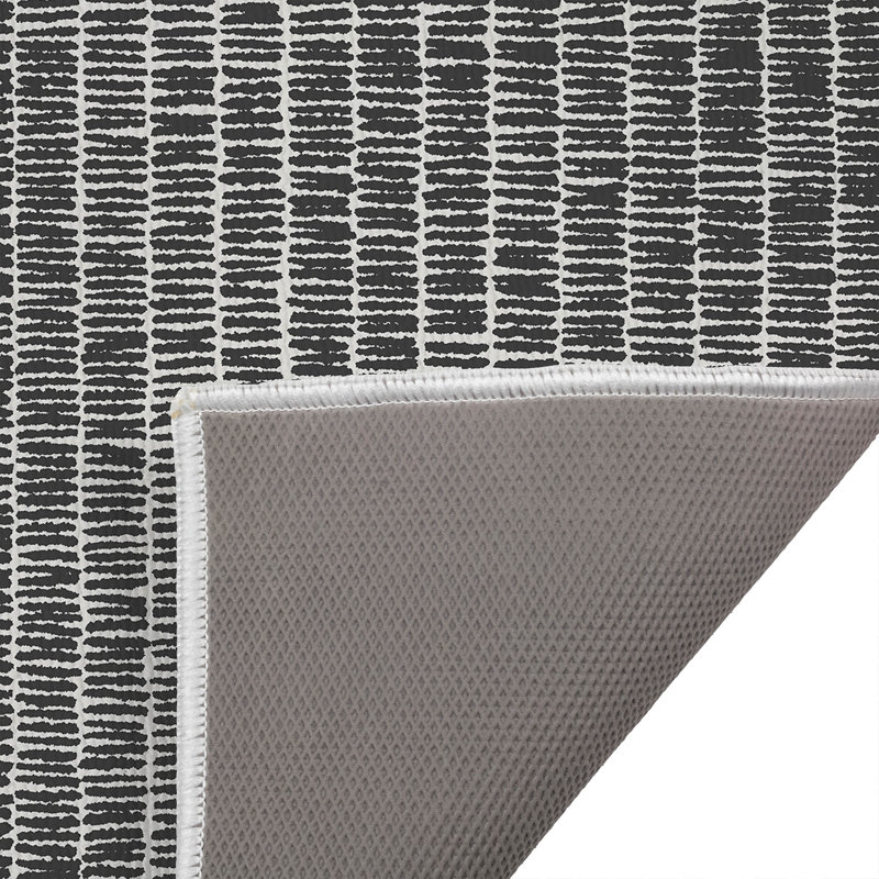Paillasson Ricky Row, Ivoire/gris anthracite, L 21 po x L 34 po
