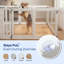 Parc pour animaux 22 "H 22" en acrylique transparent avec porte, clôture modulaire en plastique pour chiots pour petits chiens et petits animaux de compagnie-133584162