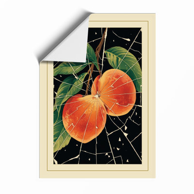 Oranges And Stars Botanical - Print