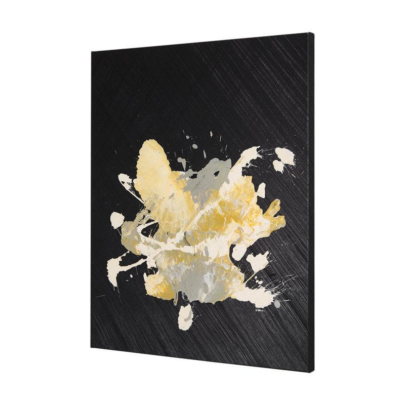Cosmos I a Hand Embelished Textured Canvas, 40" H x 32" W x 1.5" D