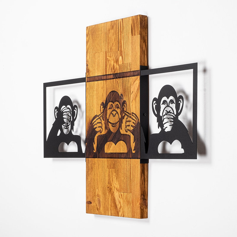 Décoration murale en bois