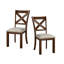 Ensemble de chaises d'appoint de salle à manger 2 pièces