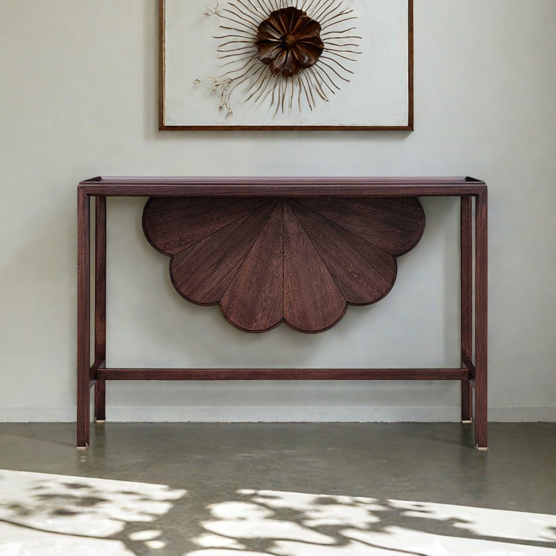 Console multifonctionnelle créative en bois massif