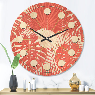 Solid Wood Wall Clock
