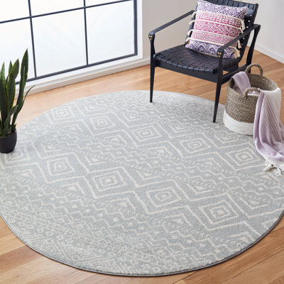 Tapis gris / ivoire Strouse