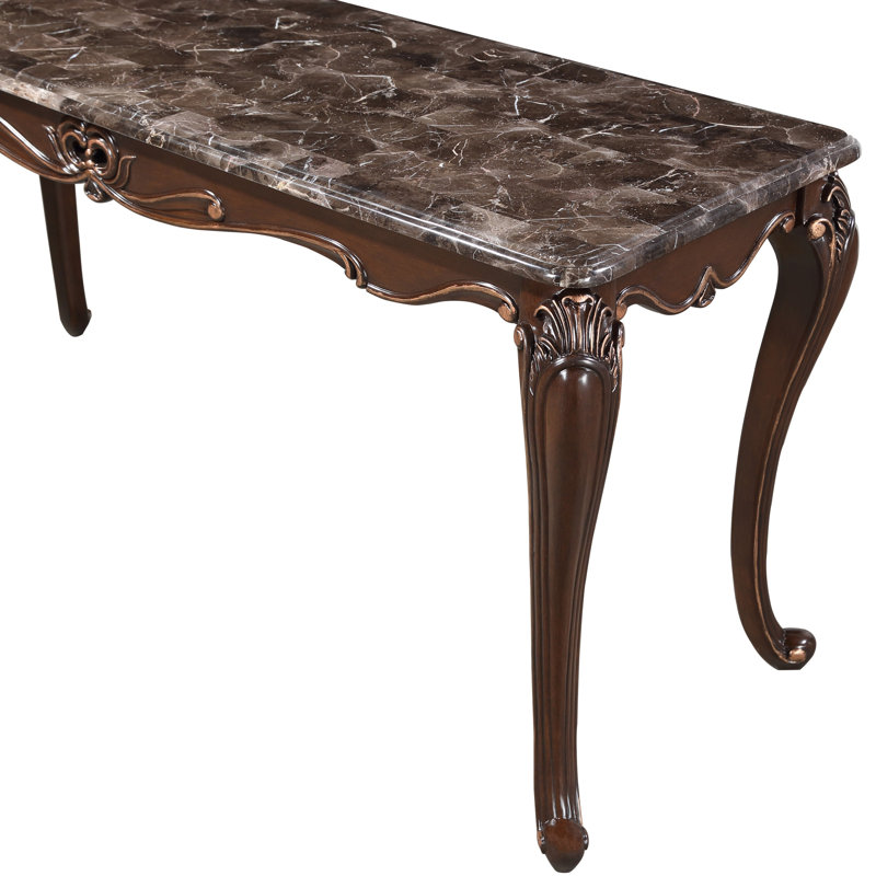 Cona 58'' Marble Top Console Table